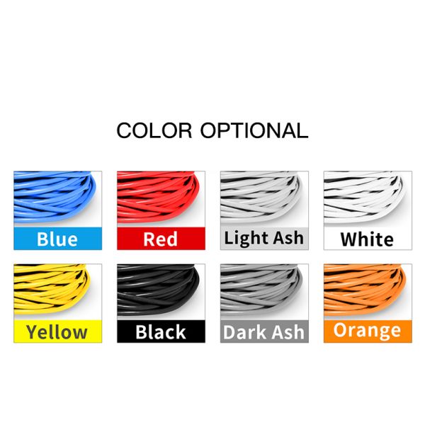 HDPE Insulation FTP Cat5 Lan Cable Nylon Rip Cord