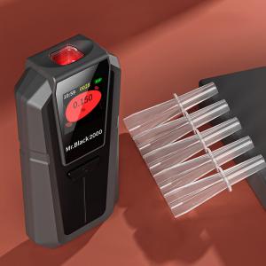 China Result Light Prompt ABS Bluetooth Breathalyzer For Lung Alcohol Content factory