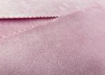 190GSM Plush Toy Fabric 100% Polyester Warp knitting Pink 160cm Width