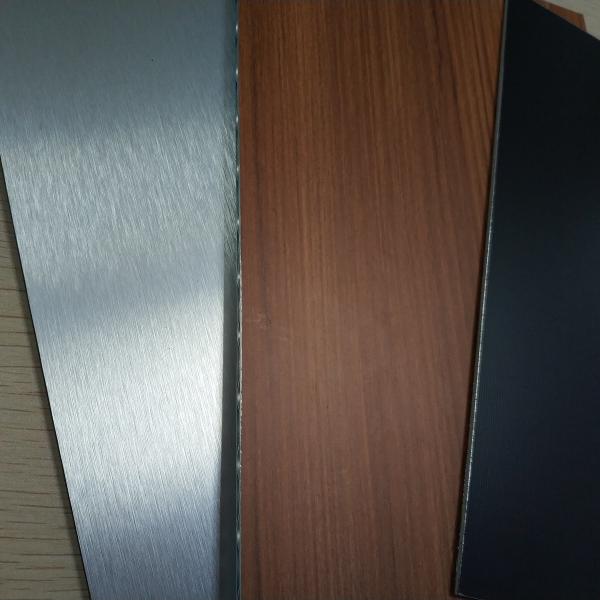 304 316 Brushed Embossed Stainless Steel Plastic Composite Panels , Composite