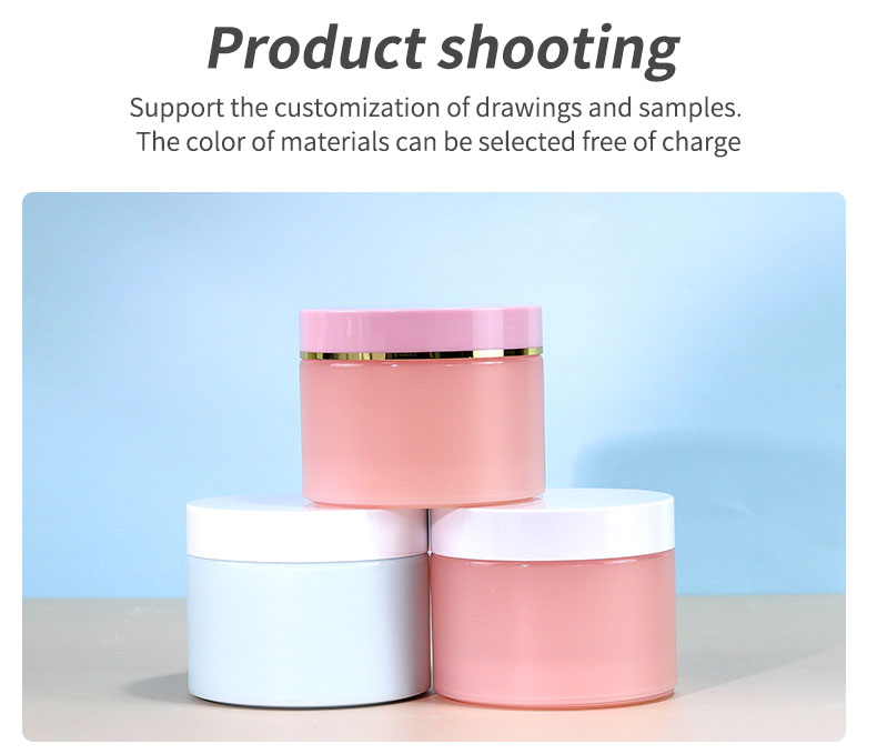 Double Wall PP 100g 3.38oz Cosmetic Jars for Body Butter Jars Cream Material Face Mask Hair Oil Packaging Containers