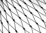 Flexibility 50*50mm Stainless Steel Rope Mesh Stairs Safety Home Commercial
