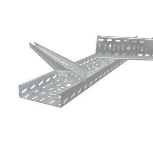 China Customized Size Aluminum Alloy Perforated Cable Tray for Heavy-Duty Cable Protection factory