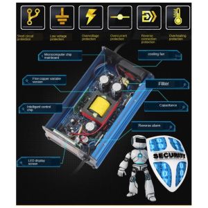 Dry Lead Acid Lifepo4 48V 5A Charger With Digital LCD