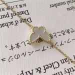 White Mother Of Pearl 18K Gold Bracelet Sweet Alhambra Butterfly Bracelet