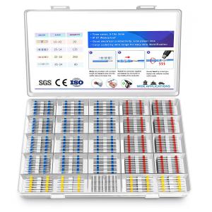 China IP67 Waterproof Heat Shrink Connectors , Multicolor Heat Shrink Wire Terminals 420pcs factory