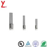 Soldered Barrel Non Insulated Blade Terminals Copper Wire Connector