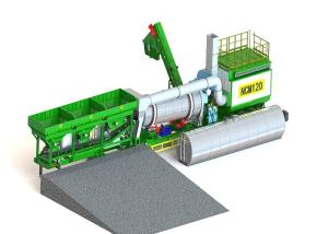China 80tph Continuous Asphalt Mixing Plant / Mobile Asphalt Batch Plant Easy to Operate factory