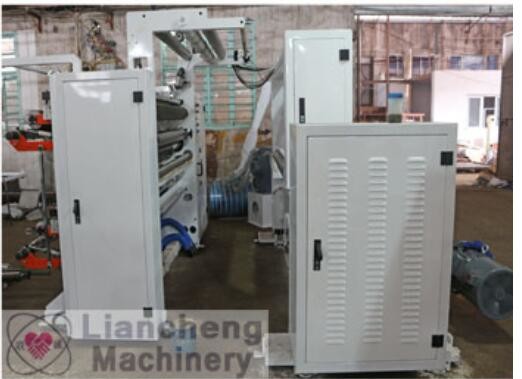 China cellophane PET OPP CPP PE PS PVC electronic computer security labels 3/6 inch paper core auto cutting slitter machine factory