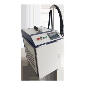 QUESTT Continuous Laser Cleaning Machine Dual Axis Laser Gun 1500W 2000W Laser