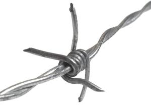 China Galvanized / Pvc Coated 2.0mm Steel Barbed Wire For Field Fencing 25kg/Roll factory