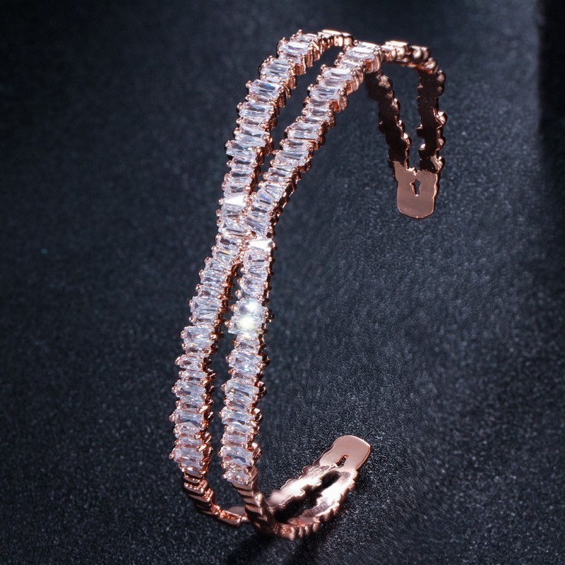 Various Shaped Bracelet Geometric Bezel Cubic Zirconia AAAA CZ Tennis Bracelet Classic Fashion Women Bangle Jewelry