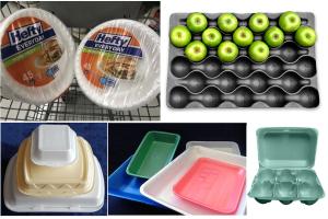 China High Efficiency Food Grade Plastic PS Foam Lunch Box Making Machine factory