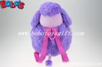 Factory Direct Sale Purple Plush Sheep Backpack With Big Mouth