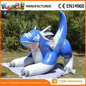 China Blue Inflatable Cartoon Characters Advertising Inflatable Sea Dragon Shape on sale