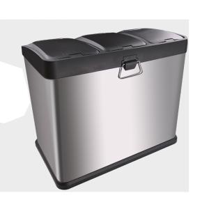 China Rectangular 11.89 Gallon Compartment Trash Can factory