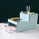 Creative Pen Holder Plastic PS Desktop Storage Box For Students