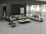 Gray Stunning Retro Outside Wall 900x1800x9mm Glazed Polished Porcelain Tile