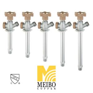 China Threaded Quarter Turn Freeze Proof Sill Cock Multiturn With Chrome Plating factory