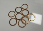 Custom Precise Metal Stamping Washer Parts Brass Sheet Material High Speed