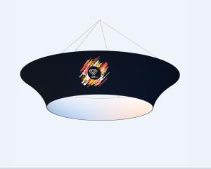 China Graphic Print Exhibition Trade Show Hanging Banner Overhead Hanging Circle Sign OEM factory