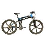 350W 26 Folding Electric Bike , SMLRO S11 26 Electric Mountain Bike 10AH