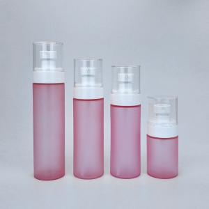 China 50ml 100ml 120ml Plastic Airless Pump Bottles For Cosmetics Frosted Airless Pump Bottles Lotion Cosmetic Cream factory