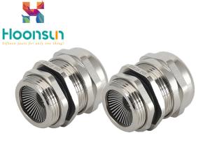 China G 1 / 4 Metal Protective EMC Cable Gland , Industrial Watertight Cable Gland factory