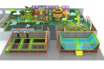 Rainbow Rope Kids Indoor Playground Equipment Jungle Gym Multilevel