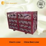 High Cr Steel End Liner Castings HRC43-52 Hardness Abrasion Resistance