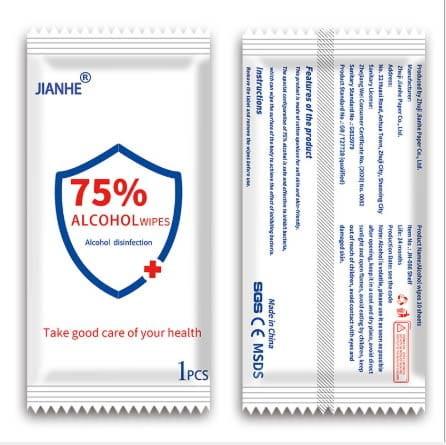 75% Alcohol Disinfection Wet Wipes Medical Hand Antibacterial Wet Wipes One