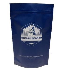 Printed FDA material plastic packaging bag with zip lock/stand up pouch