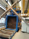 Rust Removal Roller Conveyor Steel Shot Blaster Dustless 2.5m/Min