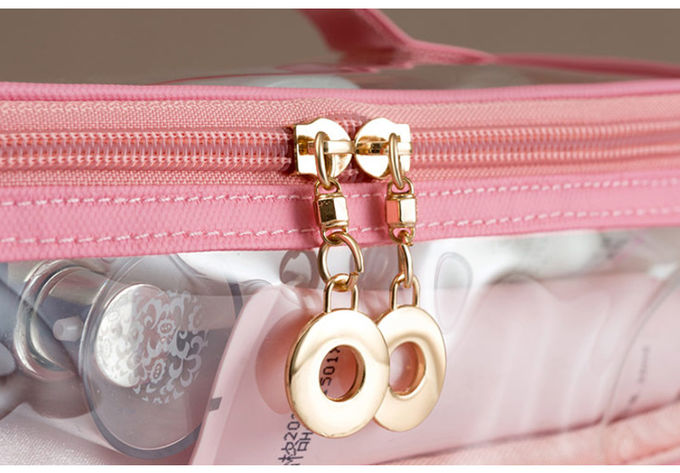 Large Capacity Portable Waterproof PVC Cosmetic Case