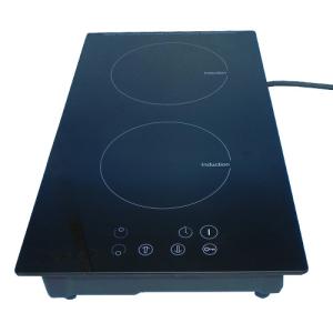 China Auto Off 520*295mm Induction Cooktop Two Burner factory