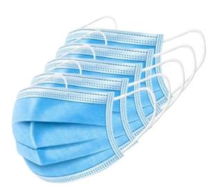 China Earloop 3 Layers Nonwoven Hygienic Medical Face Mask factory
