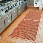 Anti- Slip Rubber Floor Mat With Interlocking Part For Restaurant Kitchen Bar