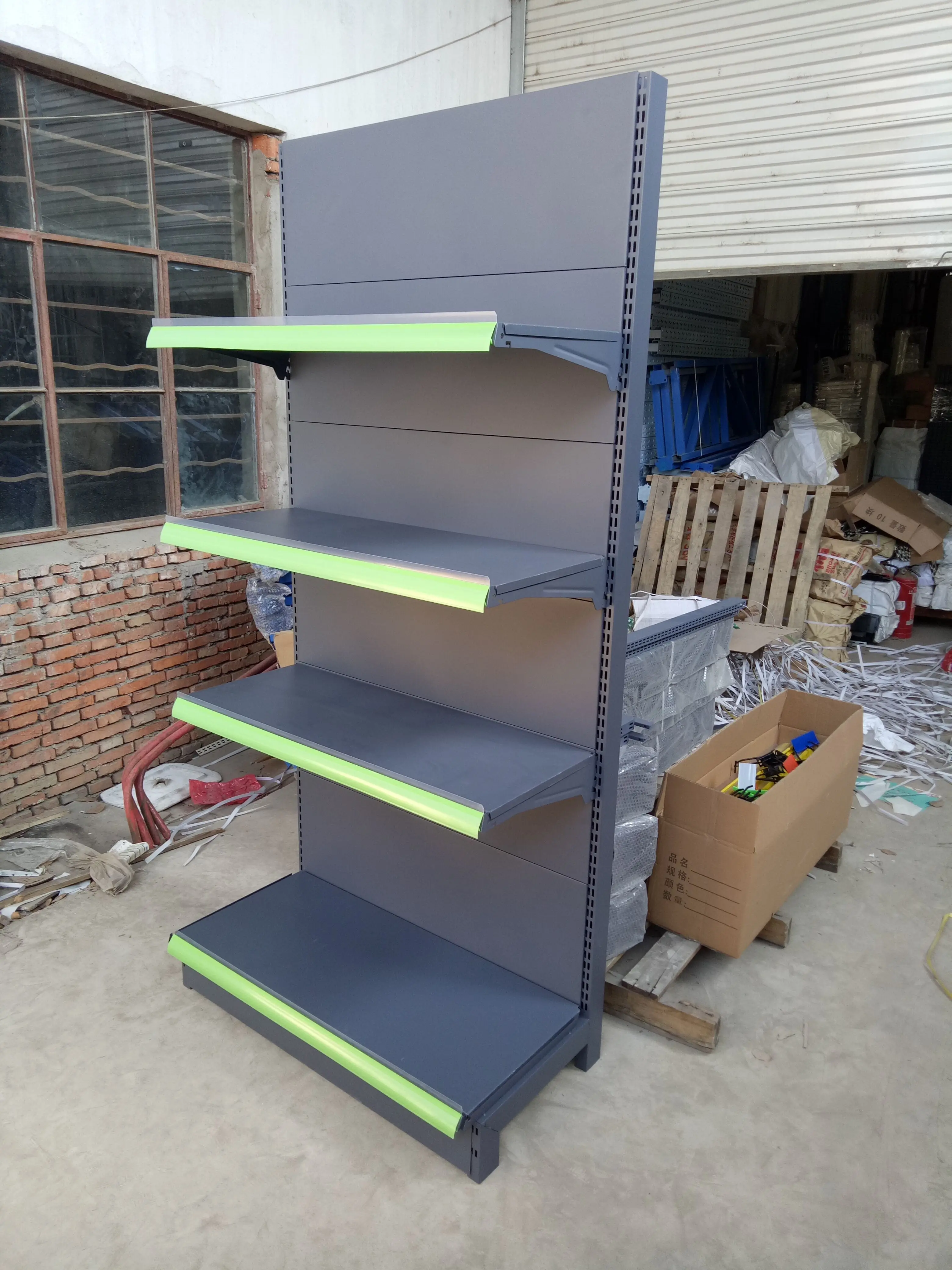 Factory Customized Size Thickness Color Super Market Racks