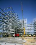 Multi - Floor Building Steel Frame Fabrication With Steel Floor Deck