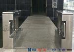 Gym Swing Barrier Gate Electronic Stainless Steel Turnstile Double Swing IP 54