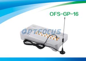 China H.323 16 Channel SIP VOIP GSM Gateway White 500g 1 lb with Internal Attenna factory