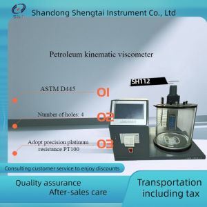 SH112 Petroleum Kinematic Viscometer With Four Viscometers Installed Simultaneou