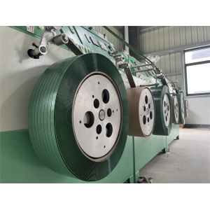 China 400mm Inside Diameter Range PET Strap Rewinding Machine with 10-70kgs Spool Capacity on sale
