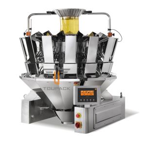 12 Station Quantitative Multihead Weigher Packing Machine For Pickle