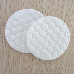 China No Stain Reusable Round Cosmetic Cotton Pad Odorless For Makeup Remover factory