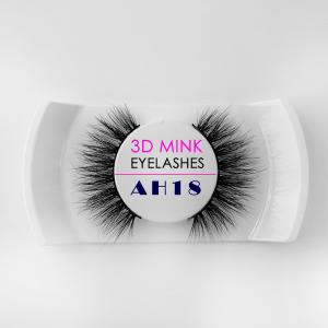 China Reusable Real Mink Eyelashes Natural Black Color With Soft Cotton Band factory