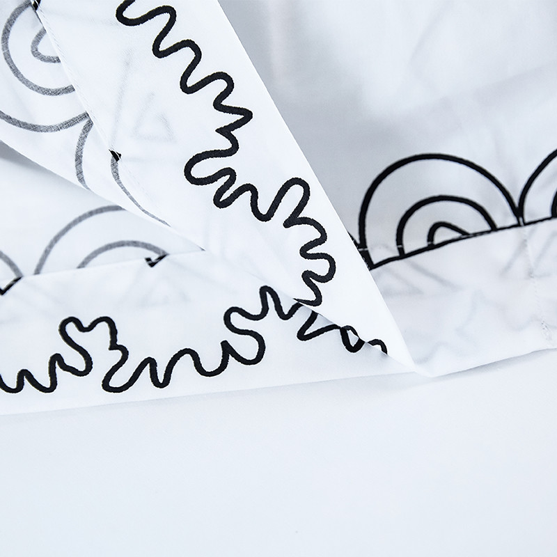 100% Cotton Printed Hotel Bedding Sets Bed Linens Customized Logo Accepted