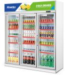 Arsenbo Glass Commercial Supermarket Refrigerator 3 Door Practical