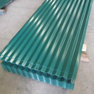 China Ppgl Corrugated Steel Roofing Sheet Color Coated 0.12mm DIN Cold Rolled factory