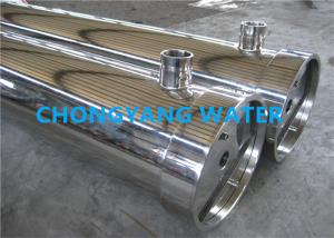 China 8 Inch Stainless Steel RO Membrane Housing 4021 4040 Ss Cartridge Filter Housing factory